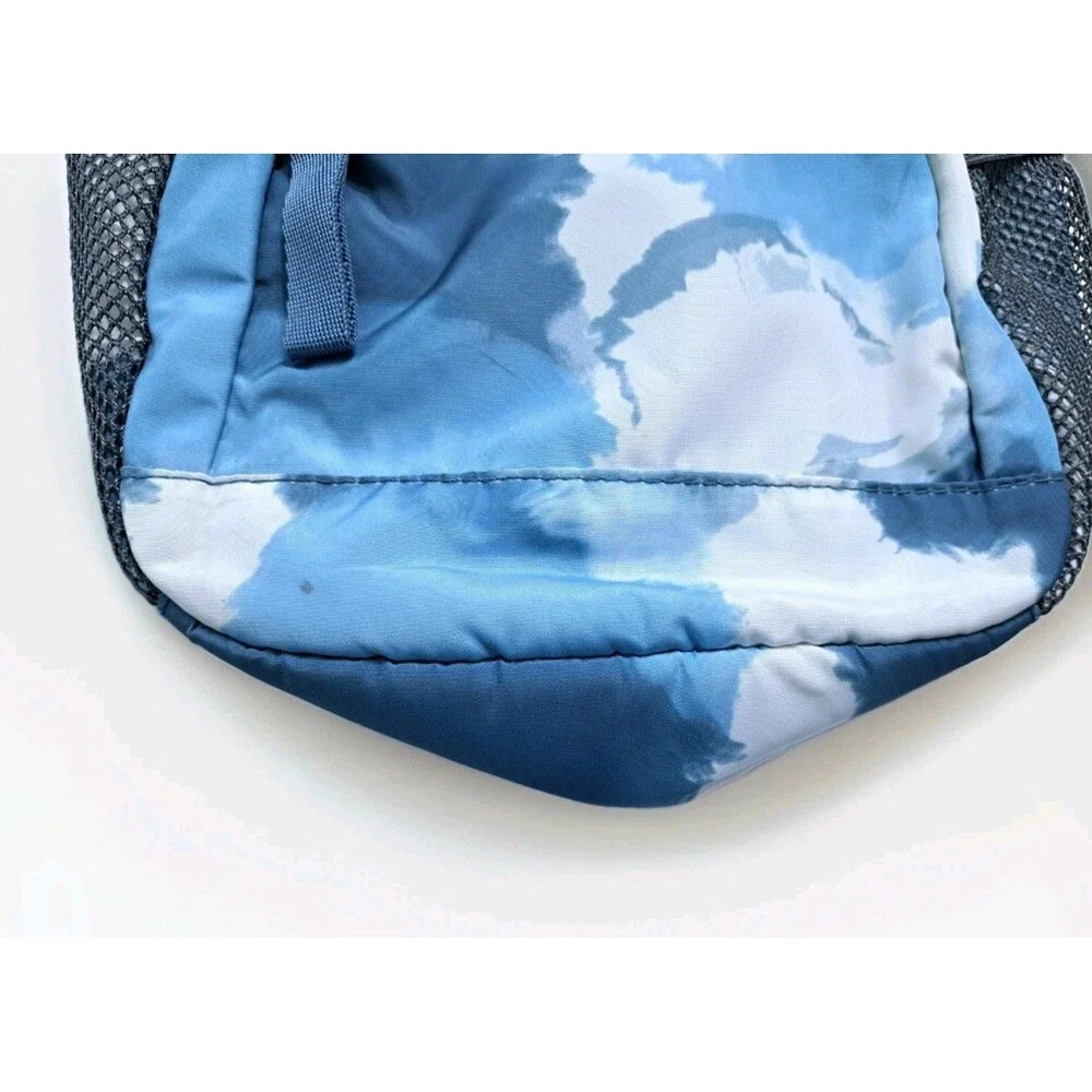 Adidas Mini Cloud Blue White Tiedye Backpack Linear Bag School Travel Carry On